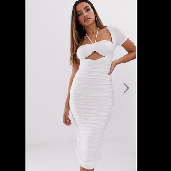 ASOS Ruched Bodycon Dress - Picture 1 of 4